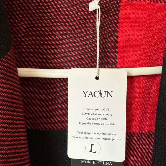 NWT SHAWL COLLAR SWING STYLE WOMENS FLEECE VEST POCKETS 21” P2P 30” to hem - Picture 5 of 6